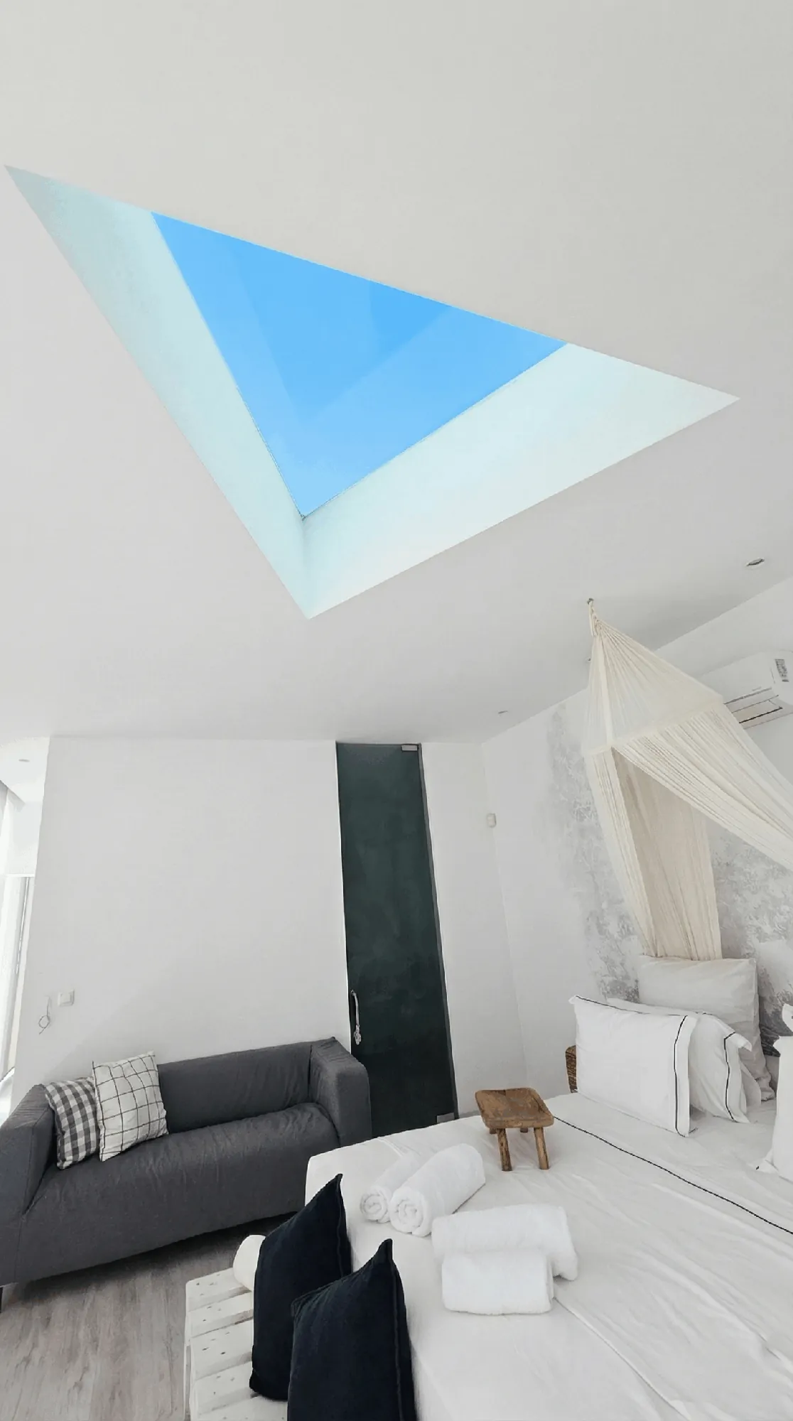 Puits de lumière architectural en verre